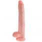 King Cock Realistic Dildo with Scrotum 35 cm