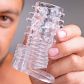 Size Matters Clear Sensations Vibrating Penis Sleeve  3