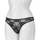 Nortie Siv Crotchless Lace G-String  5