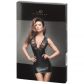 Noir Handmade Power Wetlook Dress with Lace  90