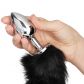 Furry Fantasy Black Panther Tail Butt Plug product held in hand 50