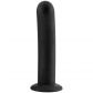 Sinful Slender Silicone Black Dildo Large  2
