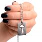 Crave Vesper Necklace with Vibrator Silver  4
