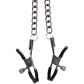 Obaie Alligator Nipple Clamps with Chain  3