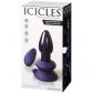 Icicles No 85 Vibrating Glass Butt Plug product packaging image 90