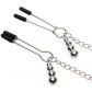 Fifty Shades Of Grey Play Nice Satin Collar and Nipple Clamps product image 2