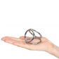 Bound to Please Triple Cock and Ball Ring Product picture with hand 50